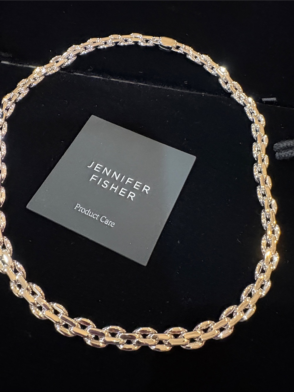 Jennifer Fisher silver Link Necklace